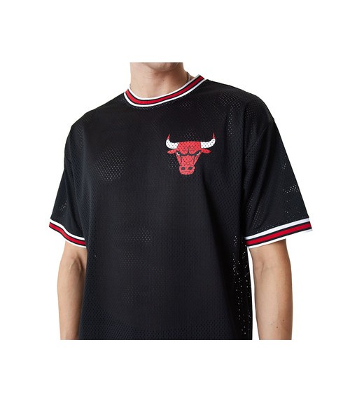 New era NBA Oversized Applique Chicago Bulls Short Sleeve T-Shirt Black