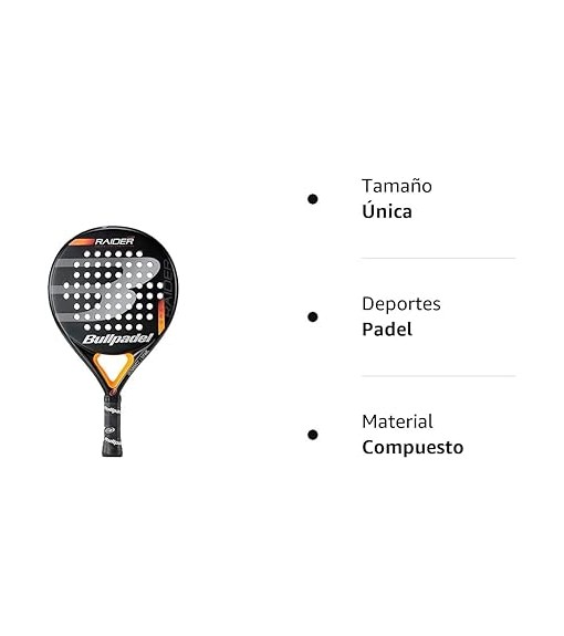 BullPaddel Padels Rackets Raider CTR 002 Black | BULL PADEL Paddle tennis rackets | scorer.es