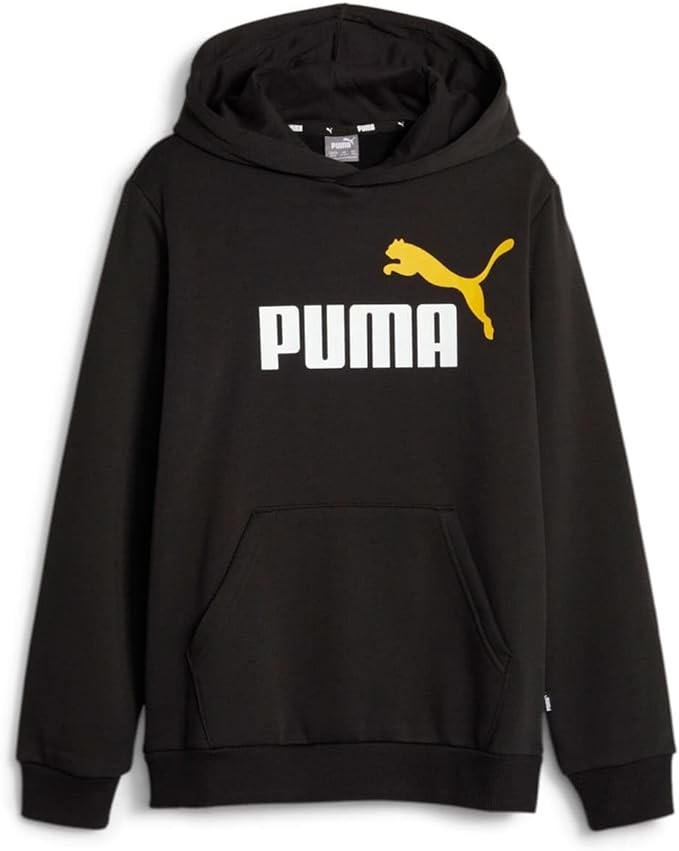 PUMA - Sudadera amarilla Essentials+ 2 Col Big Logo 586987 55 Niño