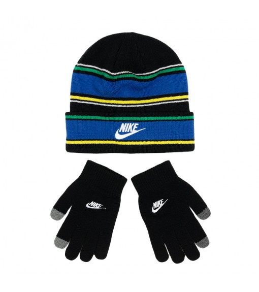 Nike Nan Multi Stripe Kids' Cap + Gloves 9A3047-023 | NIKE Kids' beanies | scorer.es