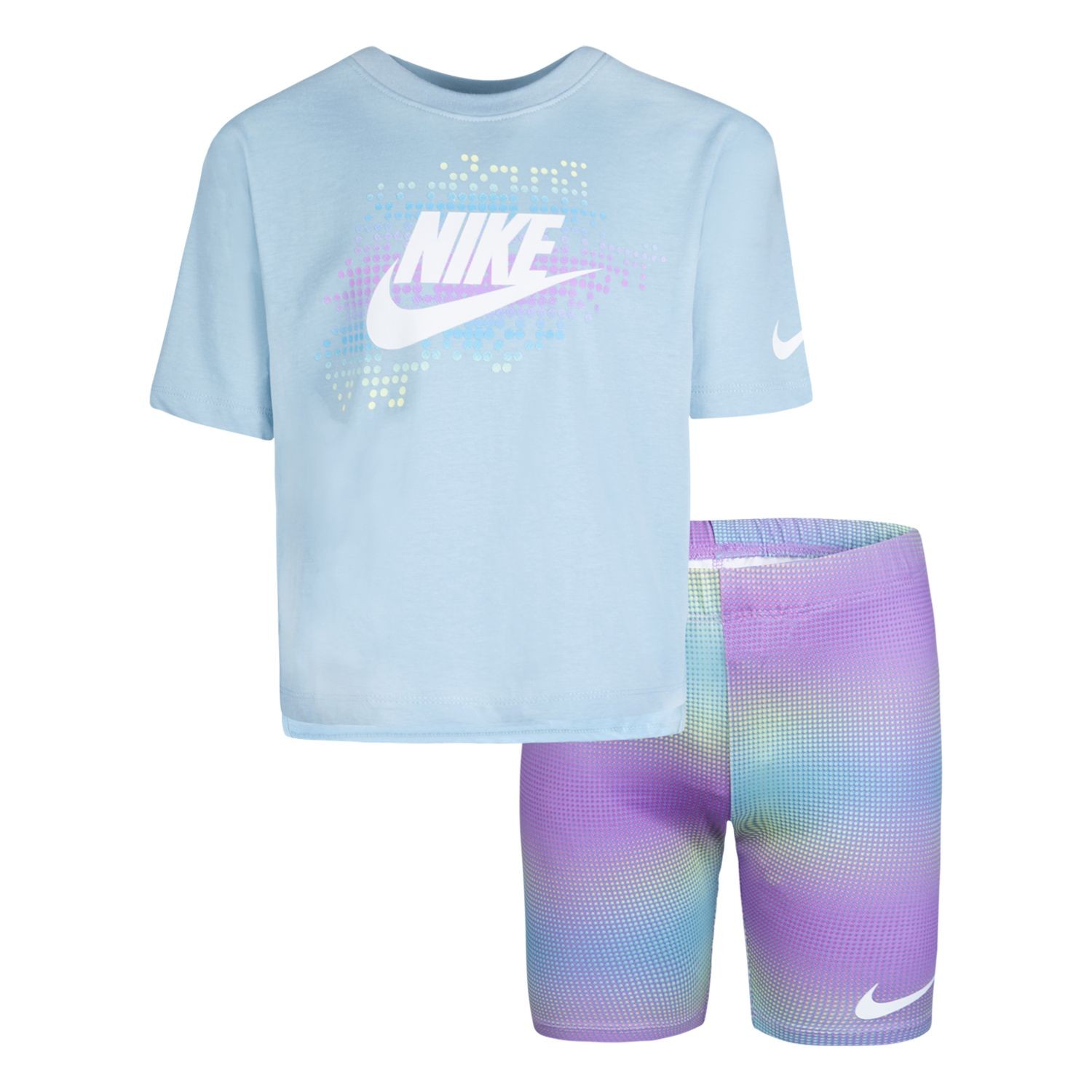 Nike biker 2024 shorts set