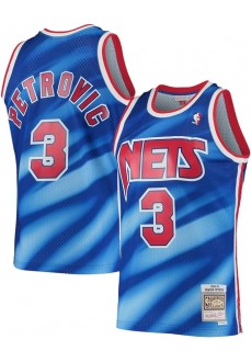 Maillot Homme Mitchell & Ness New Jersey Nets SMJYSB19031-NJNPTRY90DPE | Mitchell & Ness Vêtements de Basketball | scorer.es
