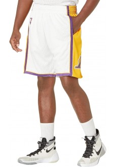 Mitchell & Ness Los Angeles Lakers Men's Shorts SMSHAC19184-LALWHIT09 | Mitchell & Ness Basketball clothing | scorer.es