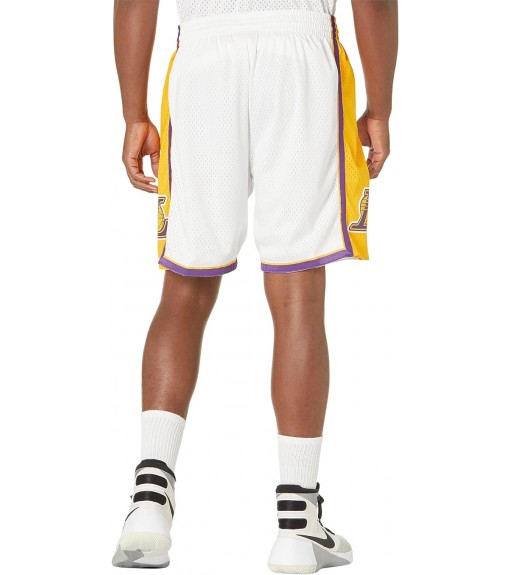 Short pour homme Mitchell & Ness Los Angeles Lakers SMSHAC19184-LALWHIT09 | Mitchell & Ness Vêtements de Basketball | scorer.es