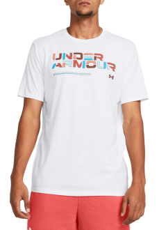 T-shirt Under Armour Colorblock Homme 1382829-100 | UNDER ARMOUR T-shirts pour hommes | scorer.es