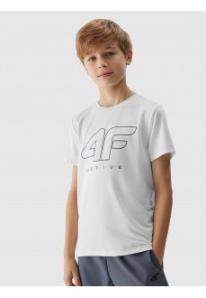 Boy's 4F M691 T-Shirt 4FJWSS24TFTSM691-10S | 4F Kids' T-Shirts | scorer.es