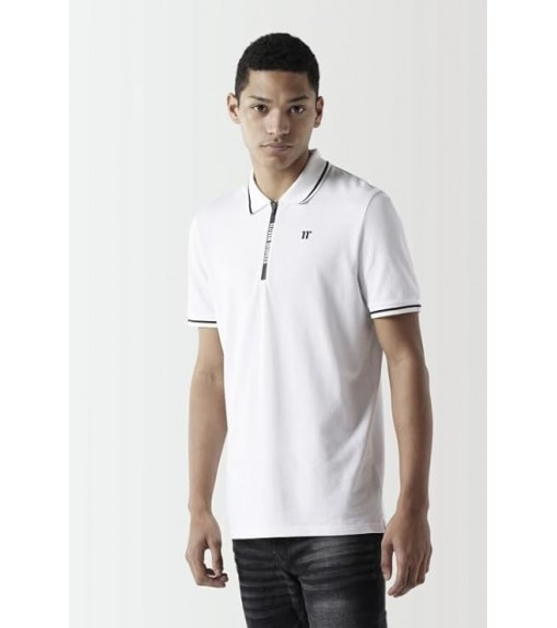 Polo de sport 11 Degrees Printed Zip 11D3727-002 | 11GRADOS Polos pour hommes | scorer.es