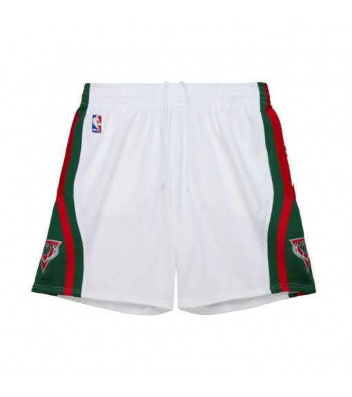 Mitchell & Ness Milwaukee Men's Shorts SMSH7838-MBU13PPPWHIT | Mitchell & Ness Basketball clothing | scorer.es