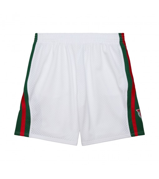 Mitchell & Ness Milwaukee Men's Shorts SMSH7838-MBU13PPPWHIT | Mitchell & Ness Basketball clothing | scorer.es