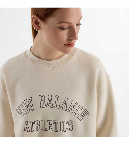 Women's Sweatshirt New Balance Crw Fl WT43516 LINE | NEW BALANCE Women's Sweatshirts | scorer.es