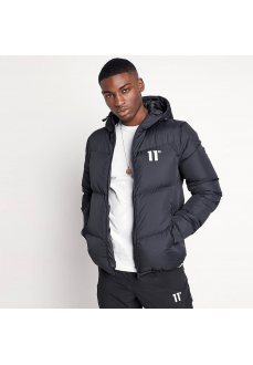 Manteau Hommes 11 Degrees Large Panel Puffer 11D766-001 | 11GRADOS Manteaux pour hommes | scorer.es