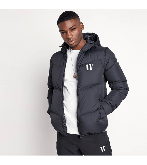 Manteau Hommes 11 Degrees Large Panel Puffer 11D766-001 | 11GRADOS Manteaux pour hommes | scorer.es