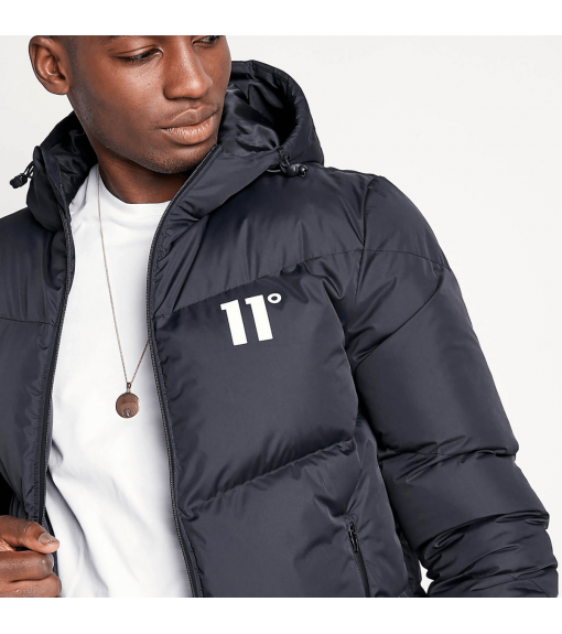 Manteau Hommes 11 Degrees Large Panel Puffer 11D766-001 | 11GRADOS Manteaux pour hommes | scorer.es