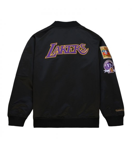 Abrigo Hombre Mitchell & Ness Los Angeles Laker SJKT6599-LALYYPPPBLCK | Abrigos Hombre Mitchell & Ness | scorer.es