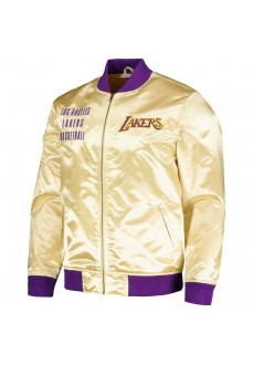 Abrigo Hombre Mitchell & Ness Los Angeles Laker OJZP7094-LALYYPPPGOLD | Abrigos Hombre Mitchell & Ness | scorer.es