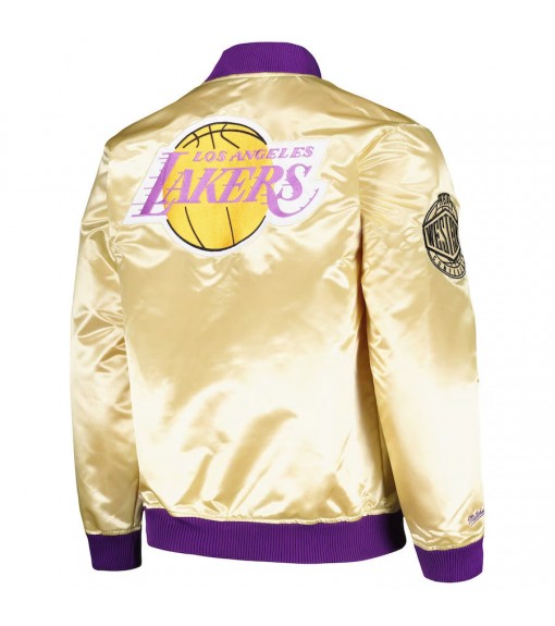 Abrigo Hombre Mitchell & Ness Los Angeles Laker OJZP7094-LALYYPPPGOLD | Abrigos Hombre Mitchell & Ness | scorer.es