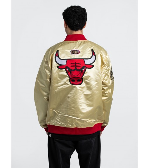 Abrigo Hombre Mitchell & Ness Chicago Bulls OJZP7094-CBUYYPPPGOLD | Abrigos Hombre Mitchell & Ness | scorer.es