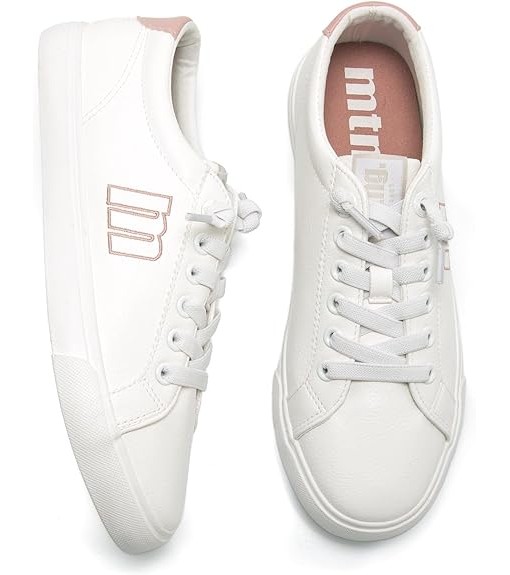 Mustang Murry Chaussures Femme Blanc/Lucy Nud 60142 BLANC/LUCY NUDE | MUSTANG Baskets pour femmes | scorer.es