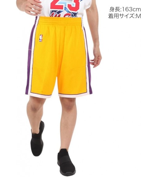 Short pour homme Mitchell & Ness Los Angeles Lakers SMSHCP19075-LALLGPR09 | Mitchell & Ness Pantalons de sport pour hommes |...