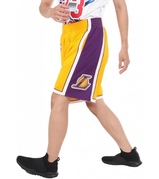 Short pour homme Mitchell & Ness Los Angeles Lakers SMSHCP19075-LALLGPR09 | Mitchell & Ness Pantalons de sport pour hommes |...