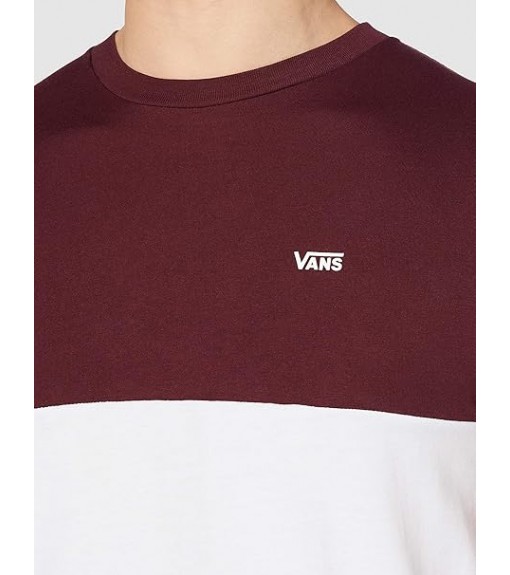 Camiseta Hombre Vans Colorblock Blanco/Granate VN0A3CZDKJN | Camisetas Hombre VANS | scorer.es