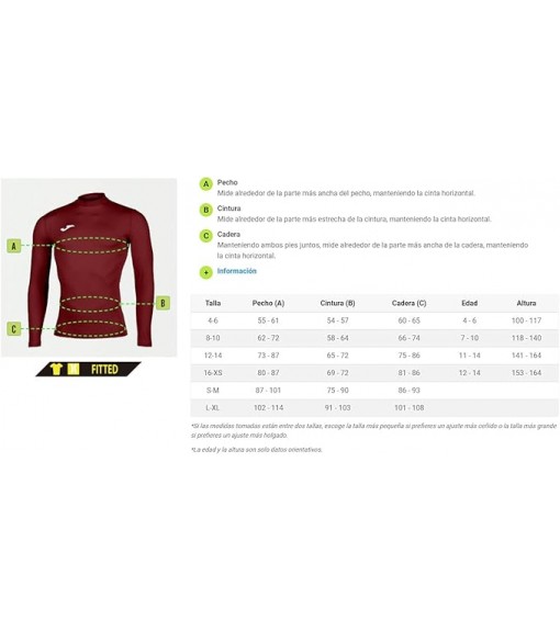 Joma First Layer ML Jersey Brama Academy 101018.200 | JOMA Kids' T-Shirts | scorer.es