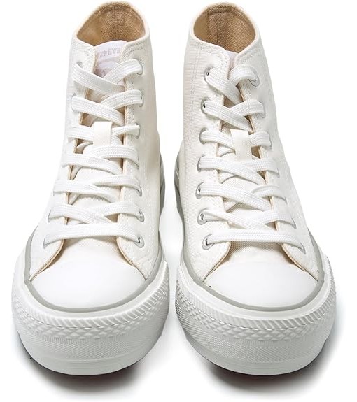 Mustang Canvas Chaussures Femme Blanc 60172 CANVAS WHITE | MUSTANG Baskets pour femmes | scorer.es