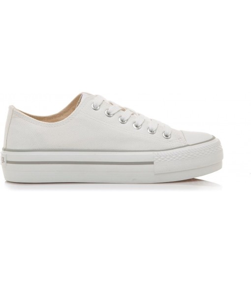 Mustang Canvas Chaussures Femme Blanc 60173 CANVAS WHITE | MUSTANG Baskets pour femmes | scorer.es