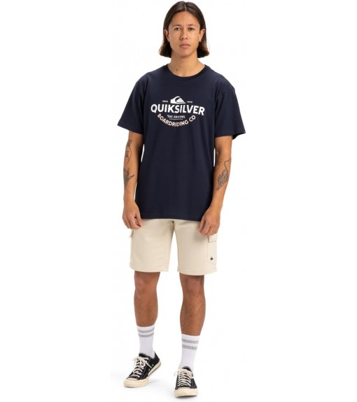 Quiksilver Homme - T-shirt argenté Typed Out EQYZT08064-KTP0 | QUIKSILVER T-shirts pour hommes | scorer.es