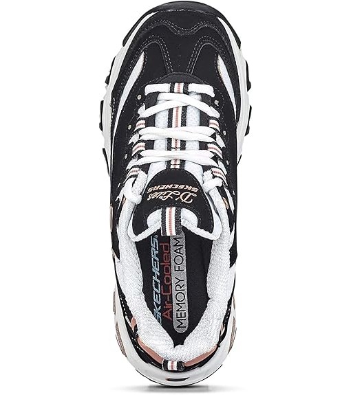 Baskets Skehers Devoted Fan Noir/Blanc 13154 BKGRBLACK | SKECHERS Baskets pour femmes | scorer.es