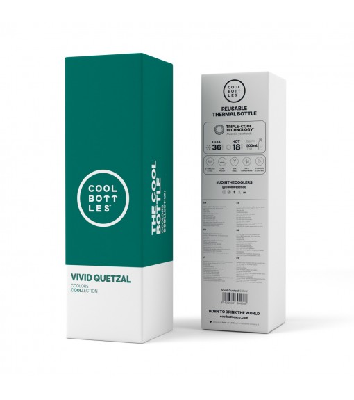 Botella Cool Bottles Vivid Quetzal 500 M CB500VIQ | Botellas/Cantimploras COOL BOTTLES | scorer.es