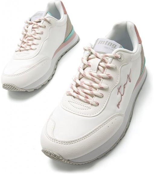 Mustang Nole Women's Shoes White/Syas Pink 60439 NOLE WHITE/SYAS RED | MUSTANG Women's Trainers | scorer.es