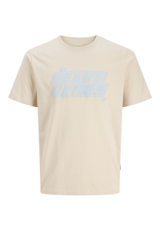 Camiseta Hombre Jack & Jones Jormocha Beig 12284247 BEIG | Camisetas Hombre JACK & JONES | scorer.es