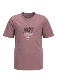 Camiseta Niño/a Jack & Jones Jcoscriptur Granat 12288428 GRANATE | Camisetas Niño JACK & JONES | scorer.es