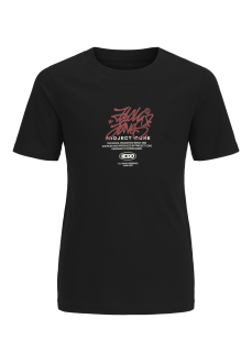 Camiseta Niño/a Jack & Jones Jcoscriptur Negro 12288428 NEGRO | Camisetas Niño JACK & JONES | scorer.es