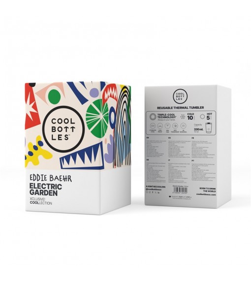 Cool Bottles Eddie Baehr 330 ML Glass CBT33EGA | COOL BOTTLES Water bottles | scorer.es