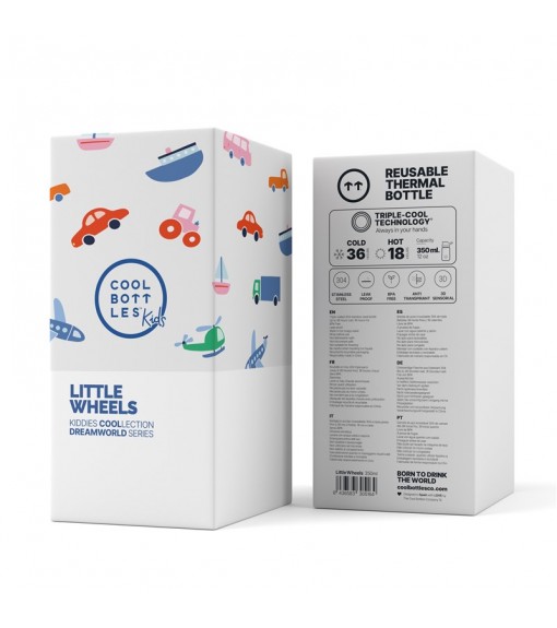 Botella Cool Bottles Little Wheels 350Ml | Botellas/Cantimploras COOL BOTTLES | scorer.es