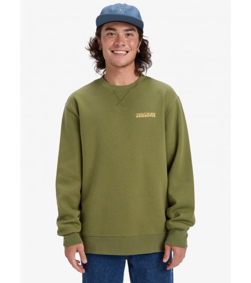 Quiksilver Hommes Sweatshirt Slt Water Graphic EQYFT05127-GNG0 | QUIKSILVER Sweatshirts pour hommes | scorer.es