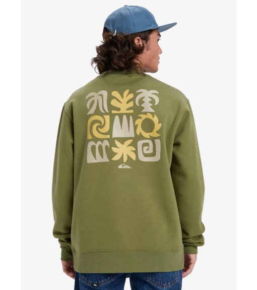 Quiksilver Hommes Sweatshirt Slt Water Graphic EQYFT05127-GNG0 | QUIKSILVER Sweatshirts pour hommes | scorer.es