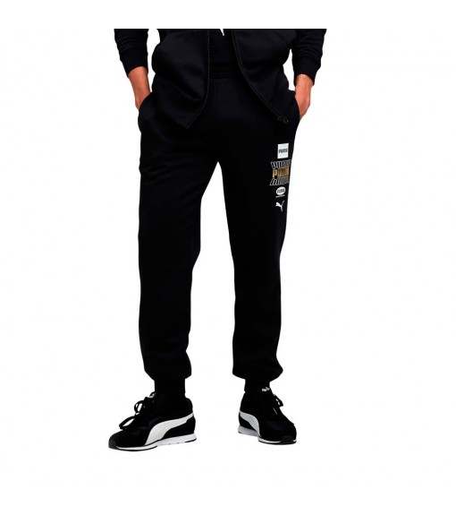 Pantalon long Puma Essential Logo Hommes 688192-01 | PUMA Pantalons de sport pour hommes | scorer.es
