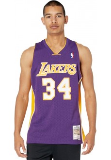 Maillot Mitchell & Ness Los Lakers-Shaquille O'Neal Violet Homme SMJYGS18447-LALPURP99SON | Mitchell & Ness Vêtements de Bask...