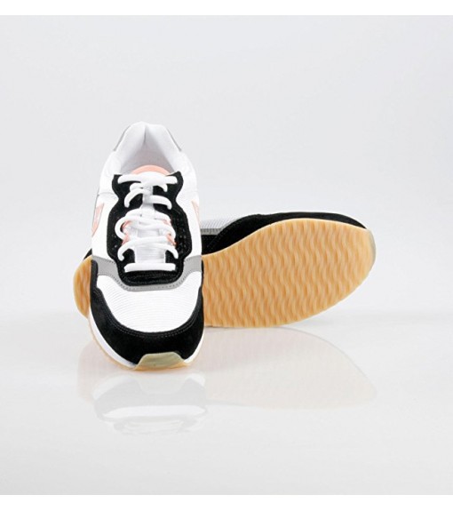 Chaussures Le Coq Sportif Louise en daim et nylon/gomme Noir/Papaye | LECOQSPORTIF Baskets pour femmes | scorer.es
