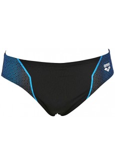 Slip Resistor Brief Black/Turq Swimwear