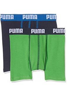 Boxer Enfant Puma Basique Vert-Bleu 2 Unités | PUMA Sous-vêtements | scorer.es