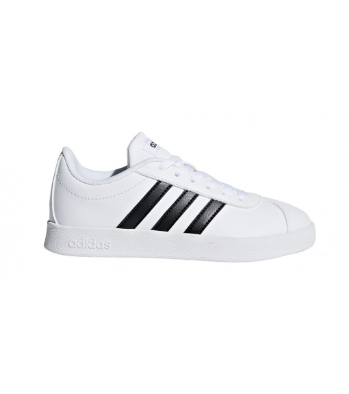 Adidas Kids' Vl Court 2.0 K White Black Stripes Trainers DB1831 | Handbags | scorer.es