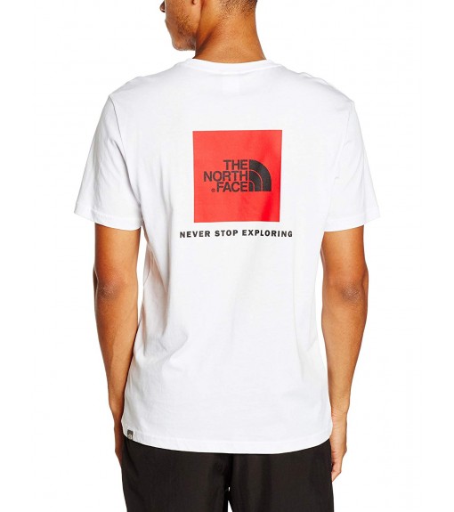 The North Face Men's T-Shirt M S/S Red Box White NF0A2TX2FN41 | THE NORTH FACE Men's T-Shirts | scorer.es