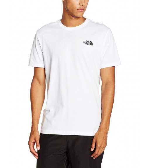 The North Face Men's T-Shirt M S/S Red Box White NF0A2TX2FN41 | Short sleeve T-shirts | scorer.es