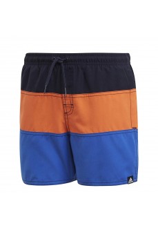 Adidas Kids' Swimwear Colorblock Navy Blue/Orange/Blue DQ2980