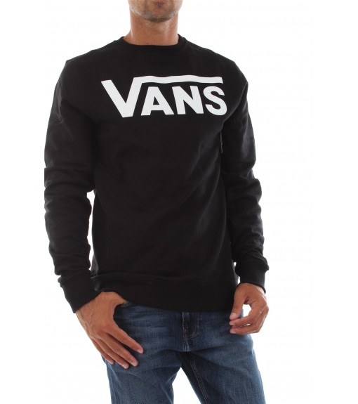 Vans Men's Classic Crew Sweatshirt Black White VN0A456AY281 | Men's Sweatshirts | scorer.es