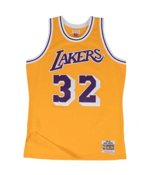 Mitchell & Ness Los Angeles Lakers Magic Johnson Swingman Jersey Yellow/Purple SMJYGS18175-LALLTGD84EJH | Basketball clothing...